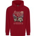 Scooter Pride 88 Motorbike Motorcycle Childrens Kids Hoodie Red