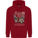 Scooter Pride 88 Motorbike Motorcycle Childrens Kids Hoodie Red