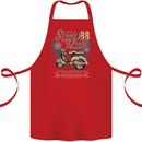 Scooter Pride 88 Motorbike Motorcycle Cotton Apron 100% Organic Red