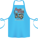 Scooter Pride 88 Motorbike Motorcycle Cotton Apron 100% Organic Turquoise