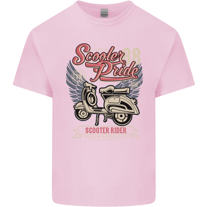 Scooter Pride 88 Motorbike Motorcycle Kids T-Shirt Childrens Light Pink