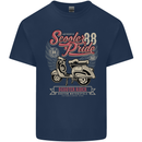 Scooter Pride 88 Motorbike Motorcycle Kids T-Shirt Childrens Navy Blue