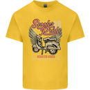 Scooter Pride 88 Motorbike Motorcycle Kids T-Shirt Childrens Yellow