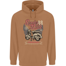 Scooter Pride 88 Motorbike Motorcycle Mens 80% Cotton Hoodie Caramel Latte