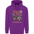Scooter Pride 88 Motorbike Motorcycle Mens 80% Cotton Hoodie Purple