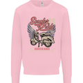 Scooter Pride 88 Motorbike Motorcycle Mens Sweatshirt Jumper Light Pink