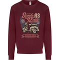Scooter Pride 88 Motorbike Motorcycle Mens Sweatshirt Jumper Maroon