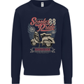 Scooter Pride 88 Motorbike Motorcycle Mens Sweatshirt Jumper Navy Blue