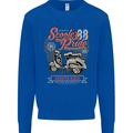 Scooter Pride 88 Motorbike Motorcycle Mens Sweatshirt Jumper Royal Blue