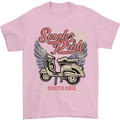 Scooter Pride 88 Motorbike Motorcycle Mens T-Shirt Cotton Gildan Light Pink