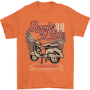 Scooter Pride 88 Motorbike Motorcycle Mens T-Shirt Cotton Gildan Orange