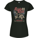 Scooter Pride 88 Motorbike Motorcycle Womens Petite Cut T-Shirt Black