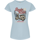 Scooter Pride 88 Motorbike Motorcycle Womens Petite Cut T-Shirt Light Blue