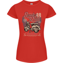 Scooter Pride 88 Motorbike Motorcycle Womens Petite Cut T-Shirt Red