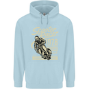 Scooter Racer Legend 1978 Motorbike Mens 80% Cotton Hoodie Light Blue