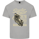 Scooter Racer Legend 1978 Motorbike Mens Cotton T-Shirt Tee Top Sports Grey