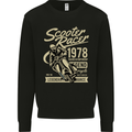 Scooter Racer Legend 1978 Motorbike Mens Sweatshirt Jumper Black