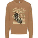 Scooter Racer Legend 1978 Motorbike Mens Sweatshirt Jumper Caramel Latte