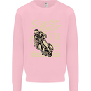 Scooter Racer Legend 1978 Motorbike Mens Sweatshirt Jumper Light Pink