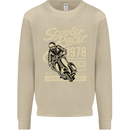 Scooter Racer Legend 1978 Motorbike Mens Sweatshirt Jumper Sand