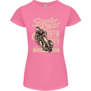 Scooter Racer Legend 1978 Motorbike Womens Petite Cut T-Shirt Azalea