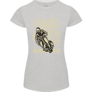 Scooter Racer Legend 1978 Motorbike Womens Petite Cut T-Shirt Sports Grey