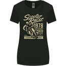 Scooter Racer Legend 1978 Motorbike Womens Wider Cut T-Shirt Black