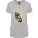 Scooter Racer Legend 1978 Motorbike Womens Wider Cut T-Shirt Sports Grey