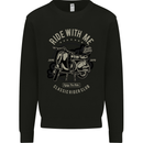 Scooter Ride With Me Motorcycle MOD Mens Sweatshirt Jumper Black