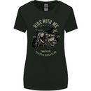 Scooter Ride With Me Motorcycle MOD Womens Wider Cut T-Shirt Black