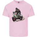 Scooter Skull MOD Moped Motorcycle Biker Mens Cotton T-Shirt Tee Top Light Pink