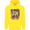 Scooter the Riders on the Storm Motorbike Childrens Kids Hoodie Yellow