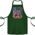 Scooter the Riders on the Storm Motorbike Cotton Apron 100% Organic Forest Green