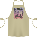 Scooter the Riders on the Storm Motorbike Cotton Apron 100% Organic Khaki