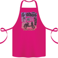 Scooter the Riders on the Storm Motorbike Cotton Apron 100% Organic Pink