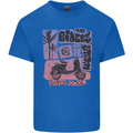 Scooter the Riders on the Storm Motorbike Kids T-Shirt Childrens Royal Blue