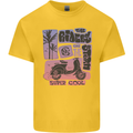 Scooter the Riders on the Storm Motorbike Kids T-Shirt Childrens Yellow