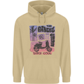 Scooter the Riders on the Storm Motorbike Mens 80% Cotton Hoodie Sand
