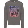 Scooter the Riders on the Storm Motorbike Mens Sweatshirt Jumper Charcoal