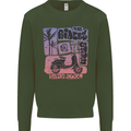 Scooter the Riders on the Storm Motorbike Mens Sweatshirt Jumper Forest Green