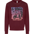 Scooter the Riders on the Storm Motorbike Mens Sweatshirt Jumper Maroon