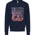 Scooter the Riders on the Storm Motorbike Mens Sweatshirt Jumper Navy Blue