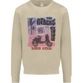Scooter the Riders on the Storm Motorbike Mens Sweatshirt Jumper Sand