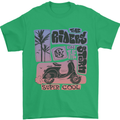 Scooter the Riders on the Storm Motorbike Mens T-Shirt Cotton Gildan Irish Green