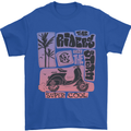 Scooter the Riders on the Storm Motorbike Mens T-Shirt Cotton Gildan Royal Blue