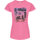 Scooter the Riders on the Storm Motorbike Womens Petite Cut T-Shirt Azalea