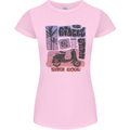 Scooter the Riders on the Storm Motorbike Womens Petite Cut T-Shirt Light Pink