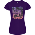 Scooter the Riders on the Storm Motorbike Womens Petite Cut T-Shirt Purple