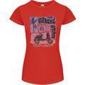 Scooter the Riders on the Storm Motorbike Womens Petite Cut T-Shirt Red