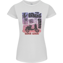 Scooter the Riders on the Storm Motorbike Womens Petite Cut T-Shirt White